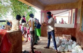 Distribution in all our 10 villages