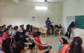 Intense session at Kasturba Gandhi Vidyalay