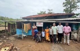 Team Suhrid with Saguni and her family