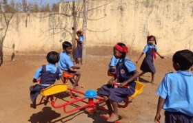 Kids stay around post school hours to play