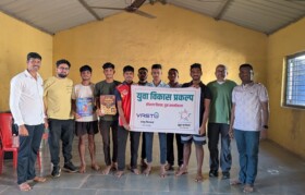 Vehelpada Boys in their Samaj Mandir